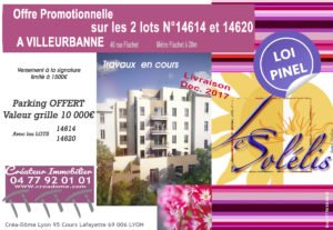 offre promotionnelle à Villeurbanne