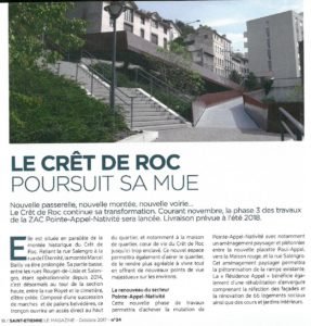 Résidence l'Ilôt-Villas dans le quartier du Crêt de Roc