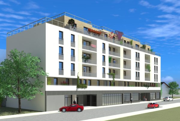 un petit immeuble résidentiel