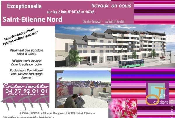 CREADOME, immobilier neuf à Saint-Etienne