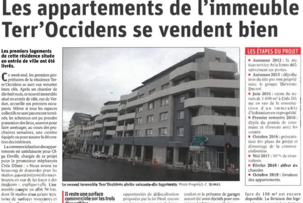 Terr'Occidens, le chantier se termine