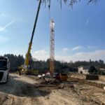 montage de la grue